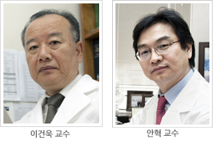 (좌)이건욱 교수, (우)안혁 교수