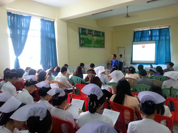 미얀마 모자 보건의료진 역량강화 사업 사진1