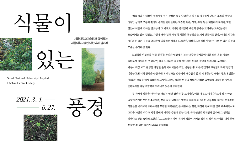 식물이 있는 풍경 작품설명