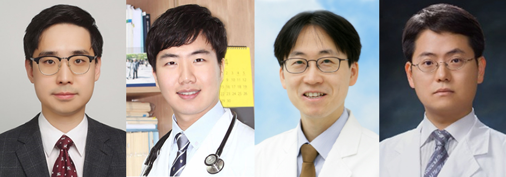 왼쪽부터) 연동건 이승원 신재일 신윤호 교수