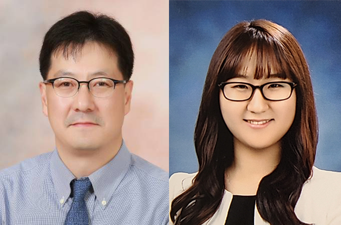 [사진 왼쪽부터] 이비인후과 김혁진 교수, 지정연 임상강사