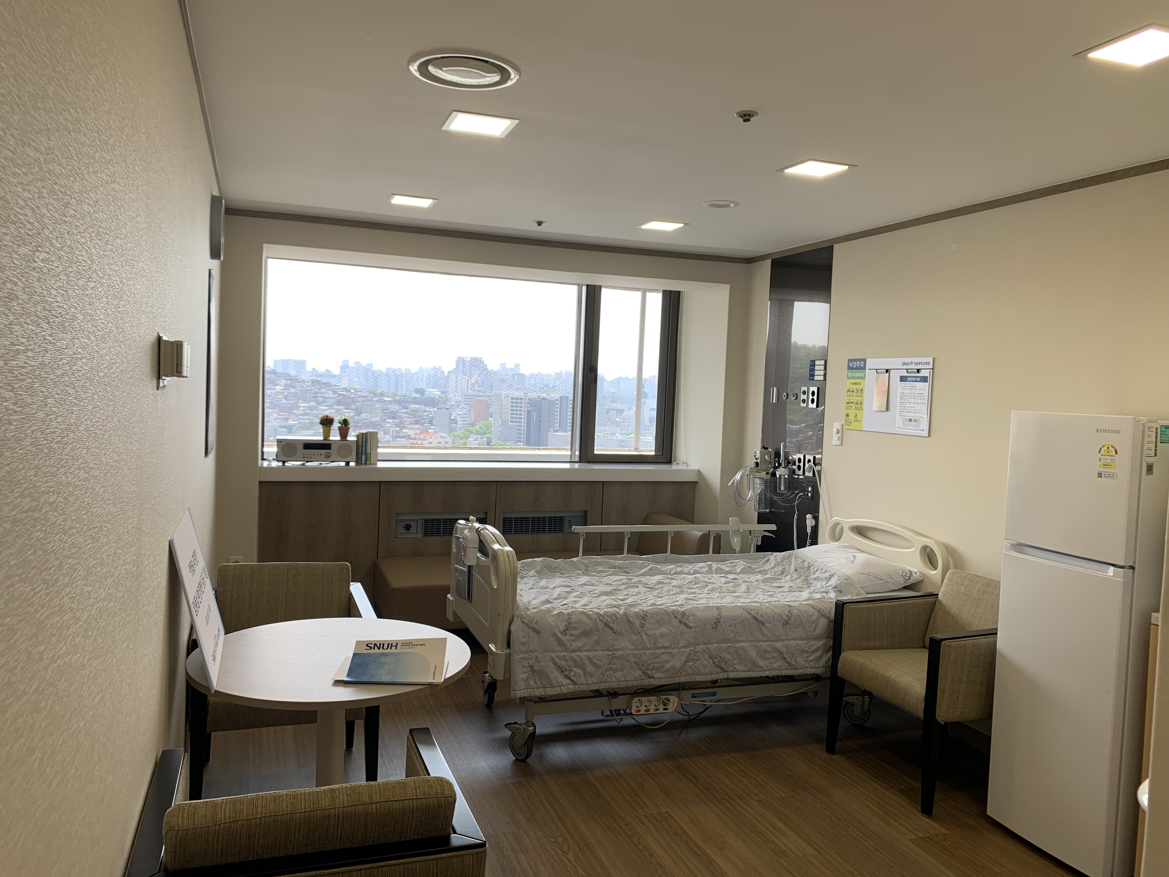 [사진1] 환경 개선 공사를 마친 서울대병원 임종실