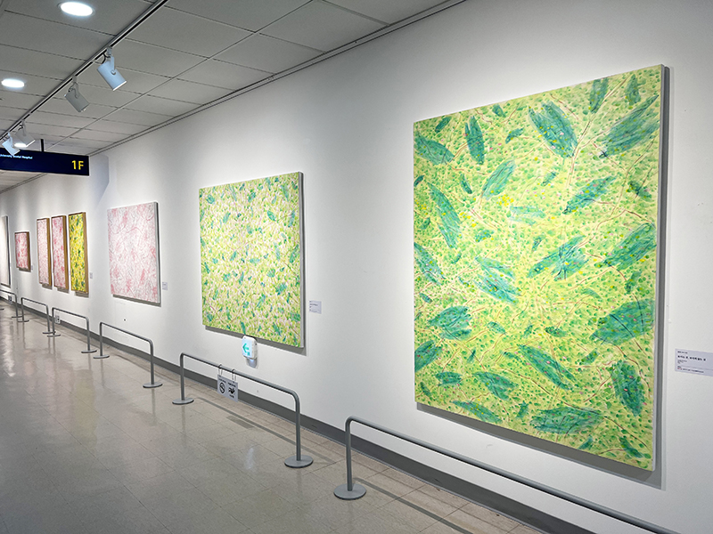 제9회 가을의 하모니 - 송인옥 개인전 전시장