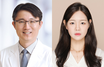 [사진 왼쪽부터] 서울대병원 피부과 권오상 교수, 이승희 박사
