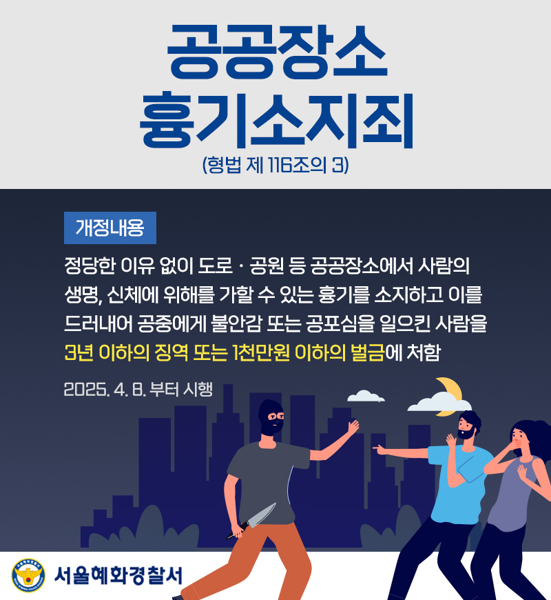 공공장소흉기소지죄