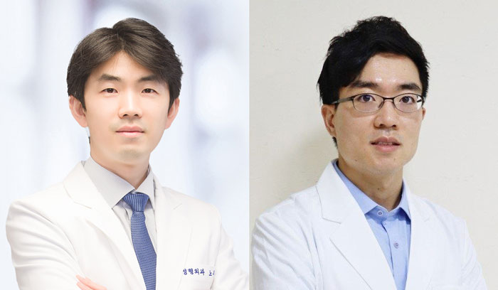 [사진 왼쪽부터] 서울대병원 정형외과 노두현 교수, 동국대일산병원 정형외과 이도원 교수