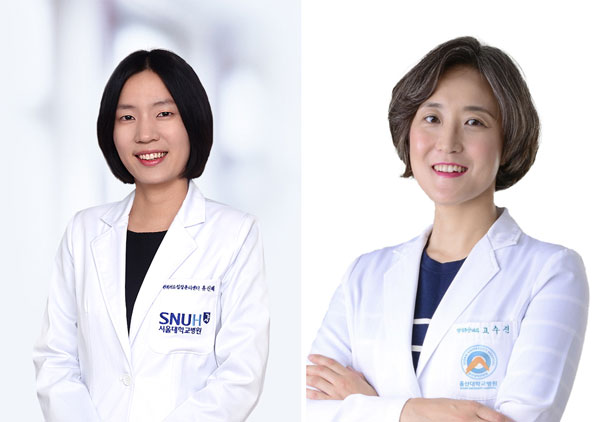 [사진 왼쪽부터] 서울대병원 완화의료임상윤리센터 유신혜 교수, 울산대병원 혈액종양내과 고수진 교수