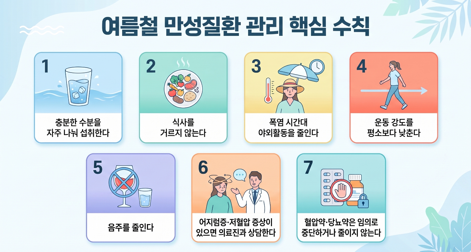 [병원뉴스][SNUH 건강정보] 폭염 속 건강관리, 핵심은 '탈수 예방'…“임의로 약 줄이면 안 돼”