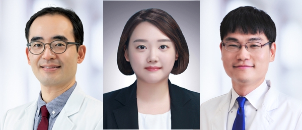 [사진 왼쪽부터] 서울대병원 소화기내과 유수종 교수·박제연 진료교수, 영상의학과 이동호 교수