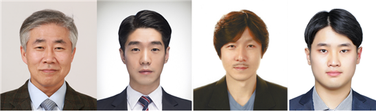 [사진 왼쪽부터] 서울대병원 신경외과 백선하 교수&middot;김요나 박사, 성균관대 기계공학부 박성수 교수&middot;한석규 박사