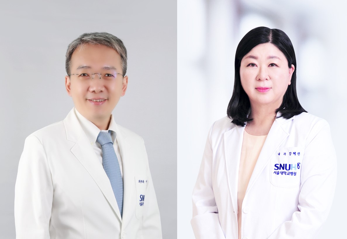 [사진 왼쪽부터] 서울대병원 피부과 이동훈 교수, 알레르기면역내과 강혜련 교수