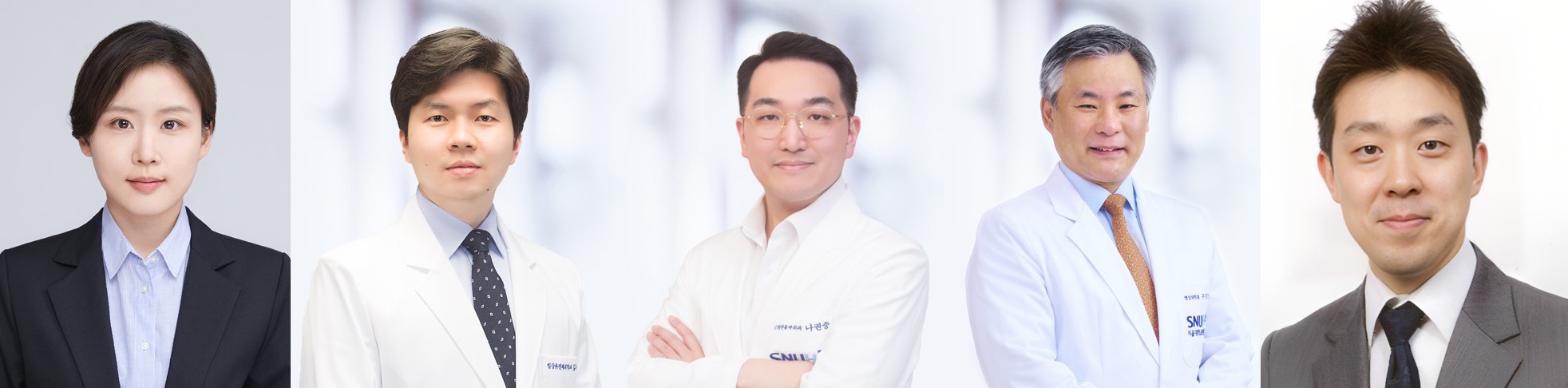 [사진 왼쪽부터] 서울대병원 영상의학과 이지영 교수&middot;임상유전체의학과 김시현 교수&middot;심장혈관흉부외과 나권중 교수&middot;영상의학과 구진모 교수, 내셔널 주이시 헬스 윤순호 교수