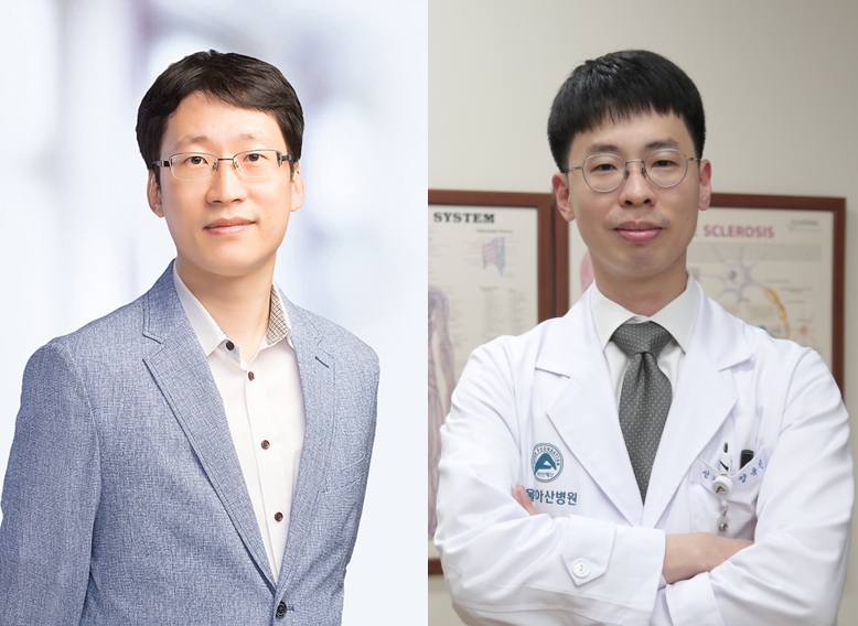 [사진 왼쪽부터] 서울대병원 신경과 김정민 교수, 서울아산병원 신경과 양욱진 교수